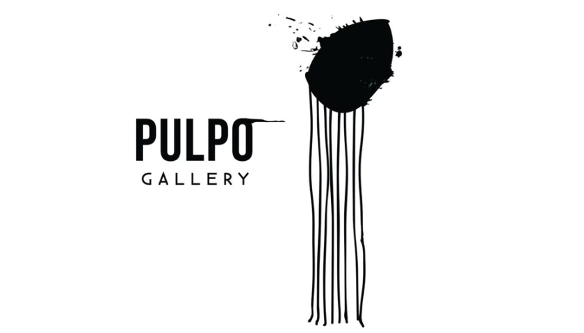 抽象Pulpo Gallery徽標(biāo)logo設(shè)計