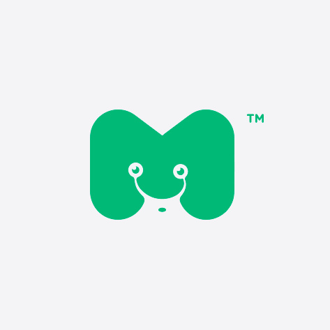 綠色logo設計- 迷你外星人logo設計