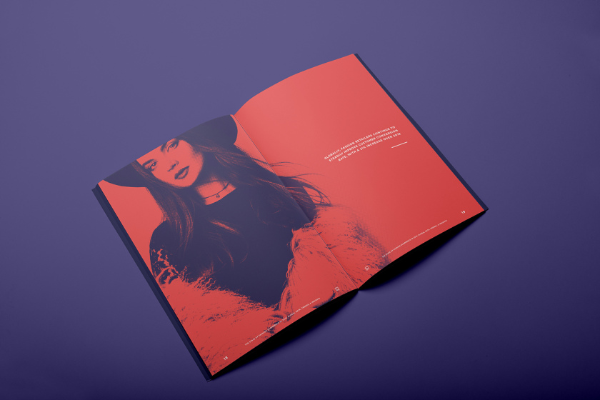 《2019年歐美時尚電子商務狀況報告》年報宣傳畫冊設計