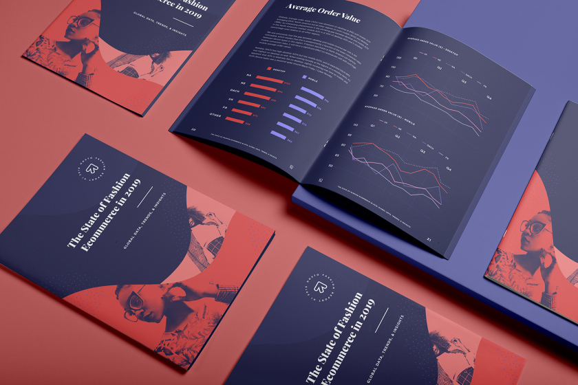 《2019年歐美時尚電子商務狀況報告》年報宣傳畫冊設計