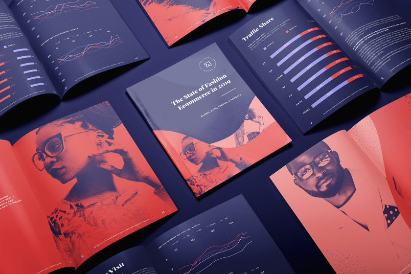 《2019年歐美時尚電子商務狀況報告》年報宣傳畫冊設計