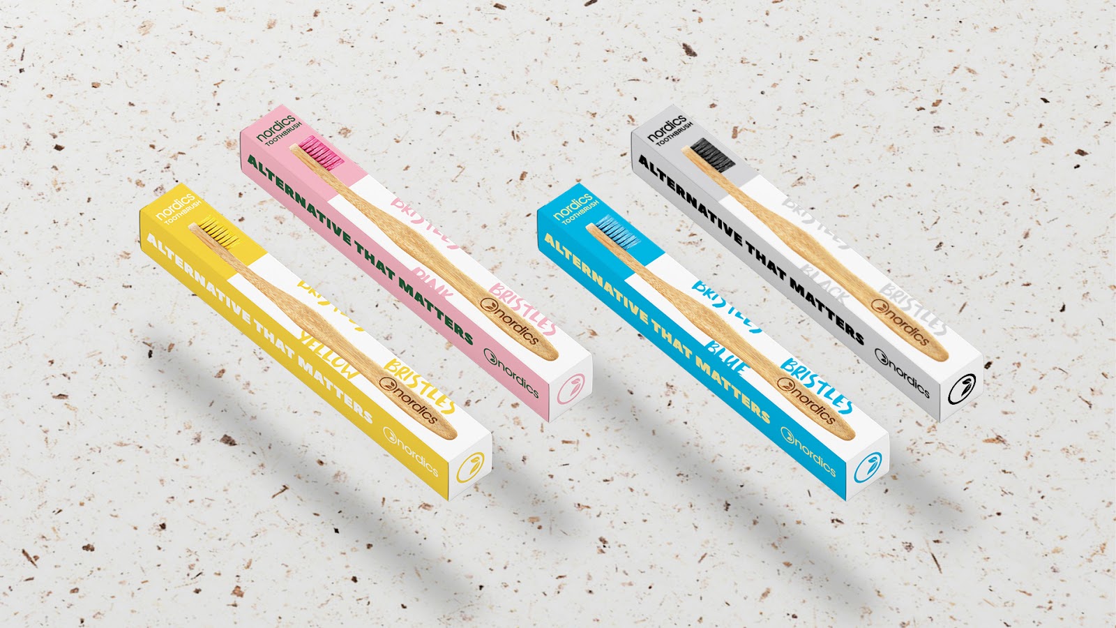 nordics純天然牙刷品牌包裝設(shè)計(jì)