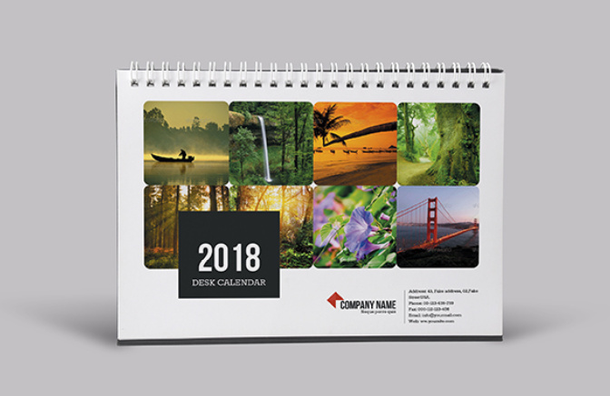 優美景色Calendar臺歷月歷設計