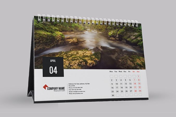 優美景色Calendar臺歷月歷設計