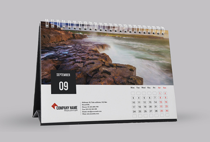 優美景色Calendar臺歷月歷設計