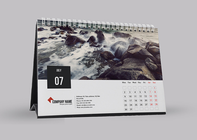 優美景色Calendar臺歷月歷設計