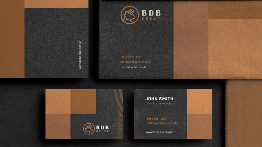 BDB金融投資創投公司vi形象設計與公牛logo設計