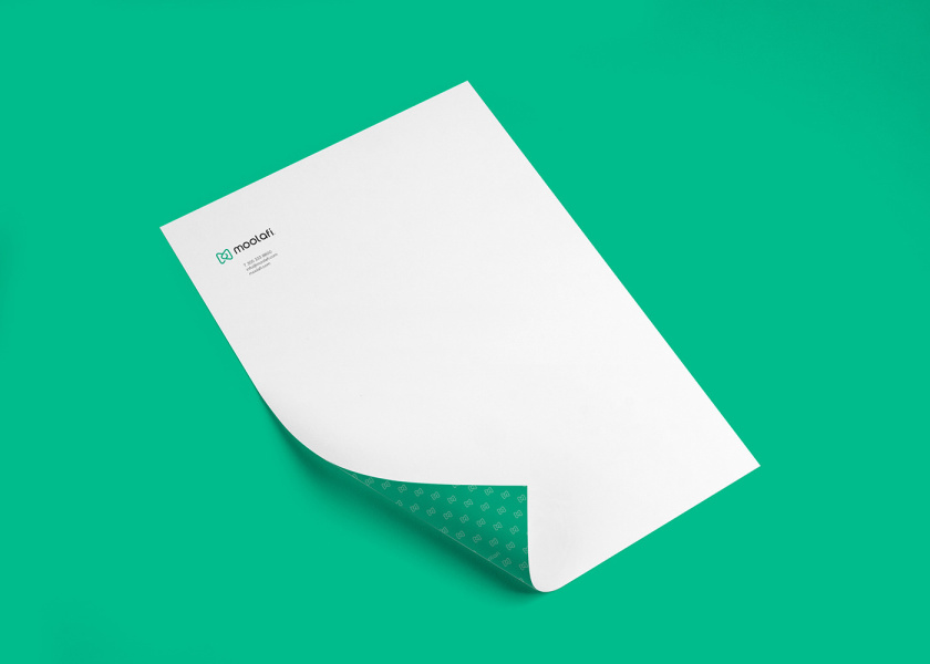 Moolafi Finance 科技金融公司logo設計vi設計