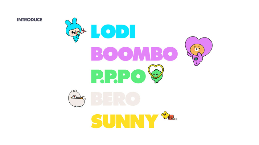 V CREW 超萌開愛風格吉祥物設計，人物性格設定與表情包設計