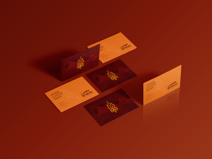 Maha-Laksmi 印度瑜伽舞蹈品牌logo設計vi設計