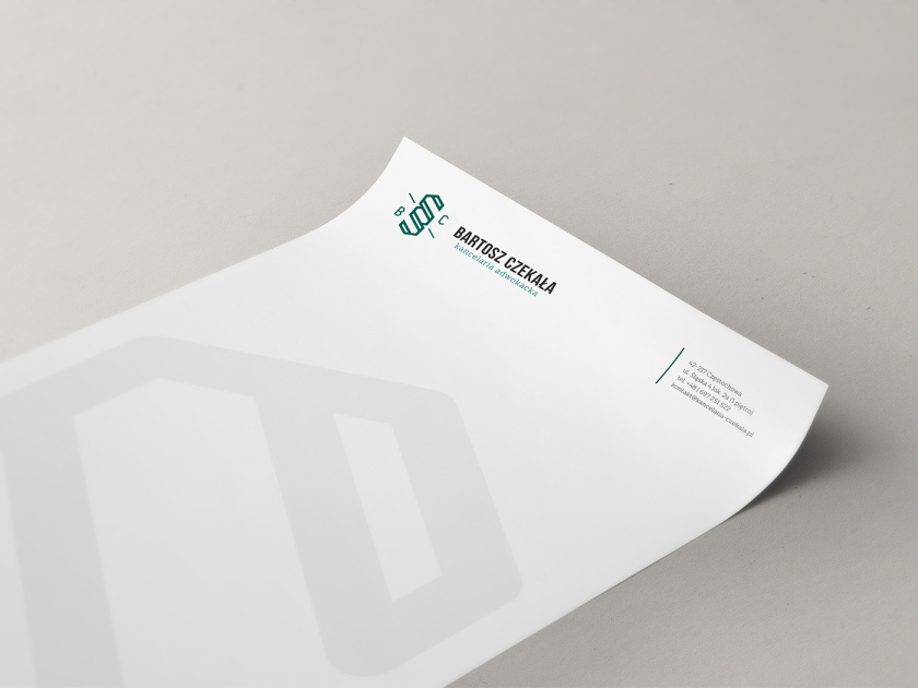 Bartosz律師事務所logo設計與vi設計