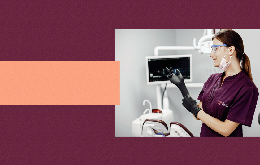 Dra. Paula Rissato 牙醫(yī)齒科診所logo設(shè)計vi設(shè)計，溫暖的線條風(fēng)格