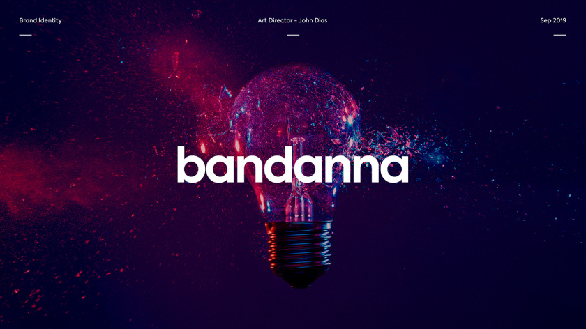 BANDANNA 音樂文化公司品牌形象設(shè)計(jì)-logo-vi設(shè)計(jì)