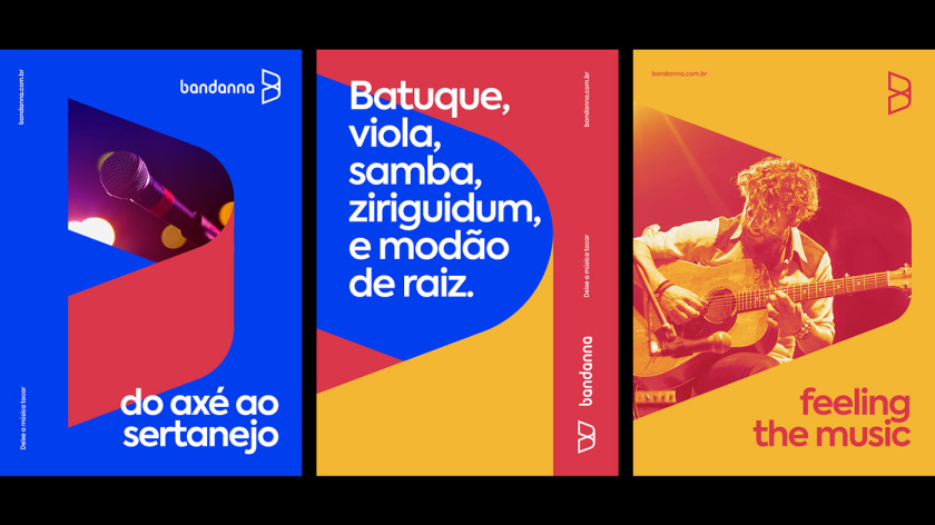 BANDANNA 音樂文化公司品牌形象設(shè)計(jì)-logo-vi設(shè)計(jì)