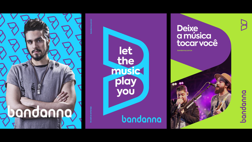 BANDANNA 音樂文化公司品牌形象設(shè)計(jì)-logo-vi設(shè)計(jì)