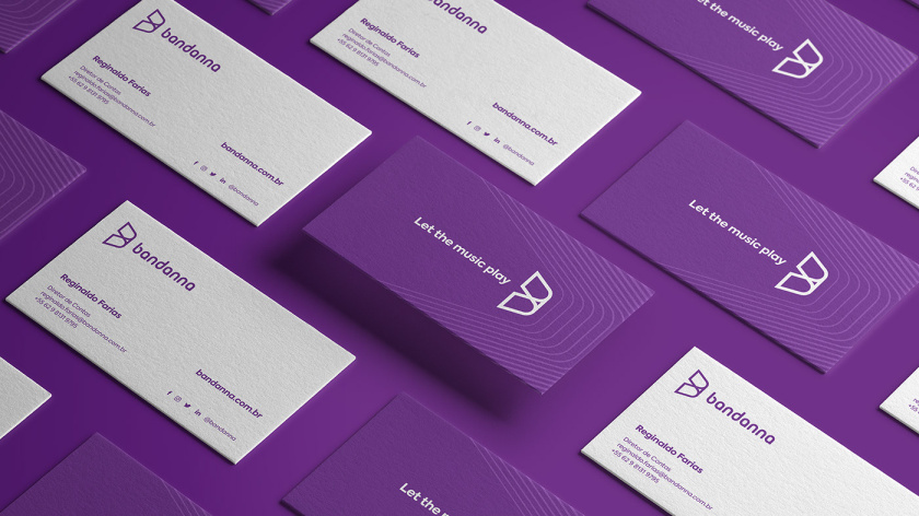 BANDANNA 音樂文化公司品牌形象設(shè)計(jì)-logo-vi設(shè)計(jì)