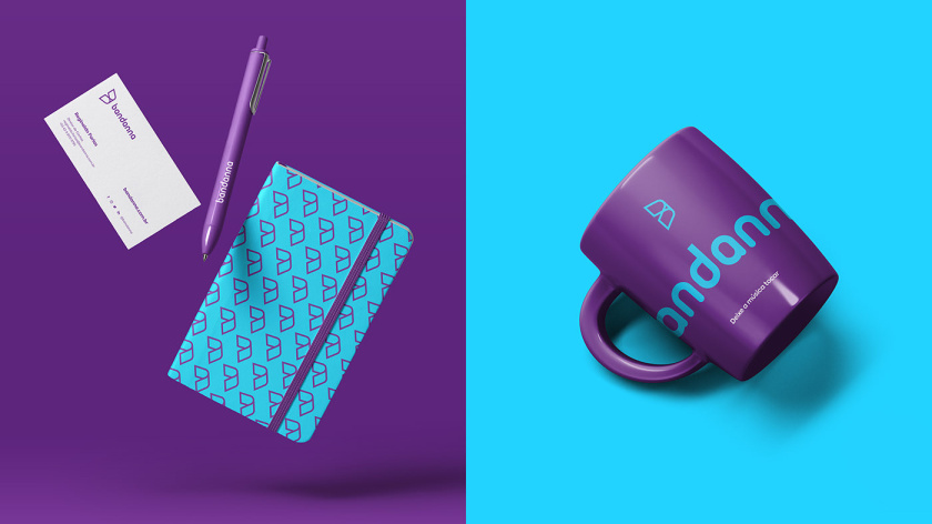 BANDANNA 音樂文化公司品牌形象設(shè)計(jì)-logo-vi設(shè)計(jì)