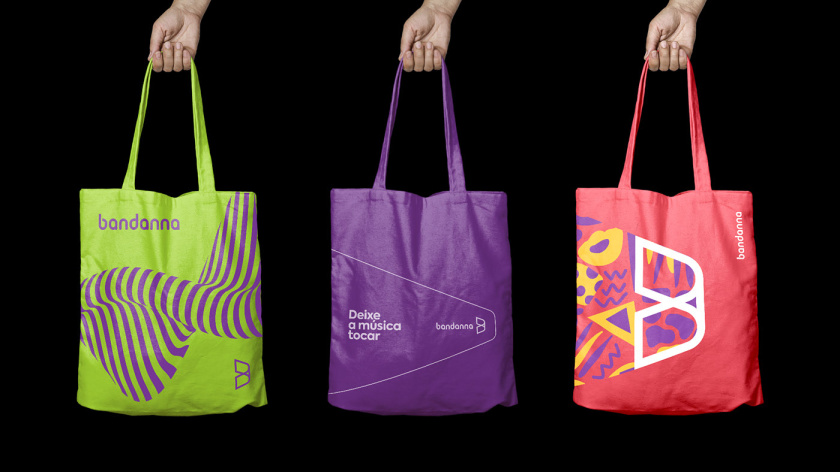 BANDANNA 音樂文化公司品牌形象設(shè)計(jì)-logo-vi設(shè)計(jì)