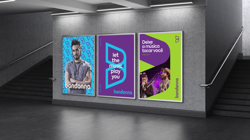 BANDANNA 音樂文化公司品牌形象設(shè)計(jì)-logo-vi設(shè)計(jì)