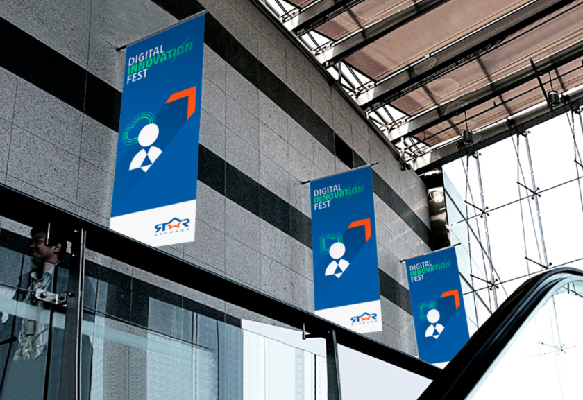 數(shù)字技術(shù)活動會議品牌視覺表達vi設(shè)計和體驗設(shè)計-宣傳海報設(shè)計