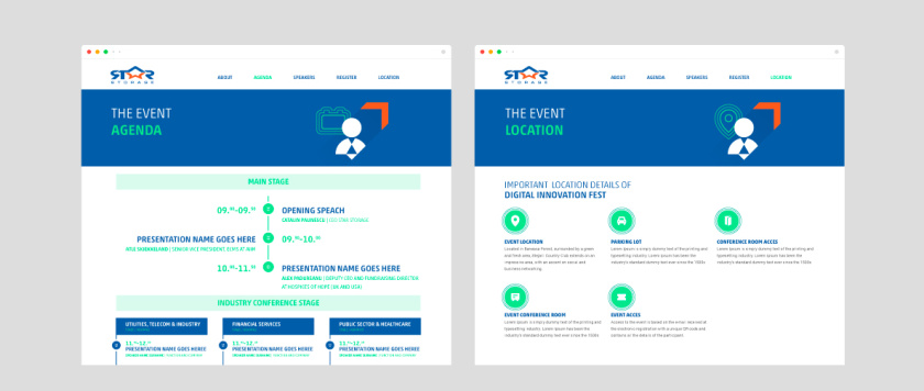 數(shù)字技術(shù)活動會議品牌視覺表達vi設(shè)計和體驗設(shè)計-網(wǎng)站設(shè)計