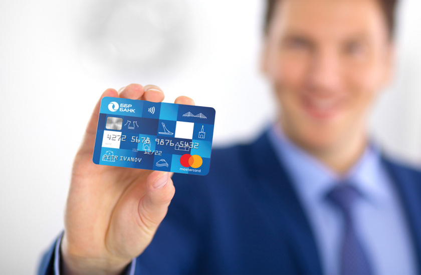 銀行卡設計-BDB銀行logo設計與vi設計，藍色色塊風格，搭配圓形logo