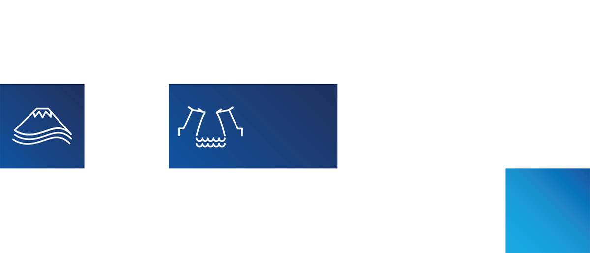 BDB銀行logo設計與vi設計，藍色色塊風格