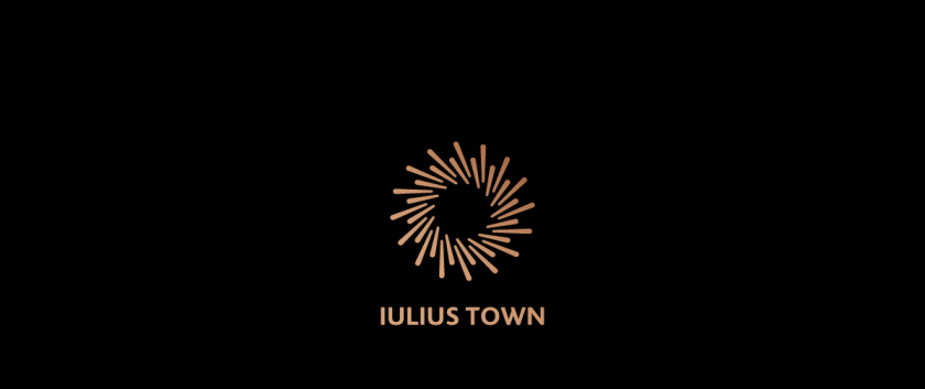 Iulius Town 商業中心品牌命名與logo設計-月桂花環