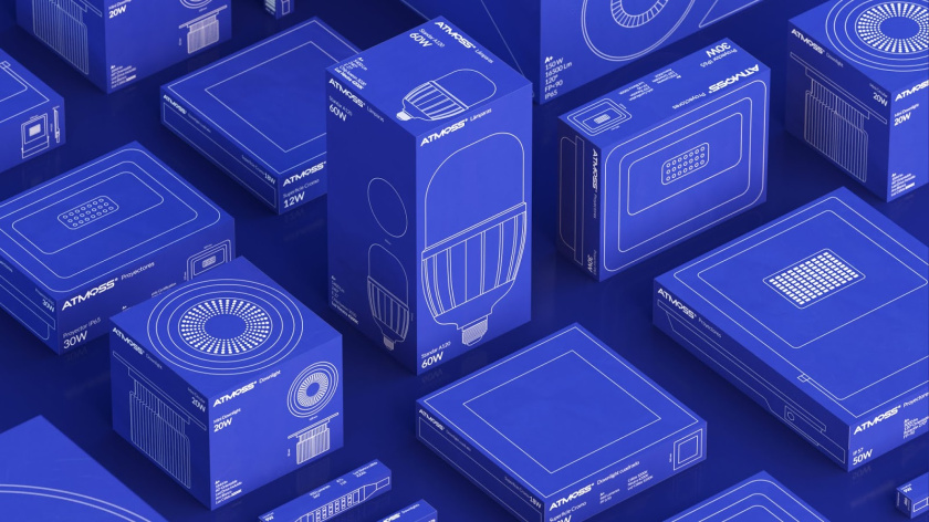 Atmoss照明燈具系列產(chǎn)品包裝設(shè)計