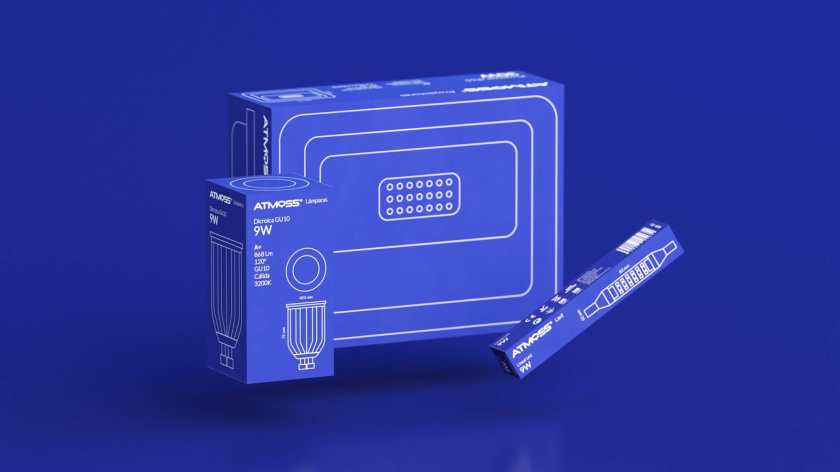 Atmoss照明燈具系列產(chǎn)品包裝設(shè)計
