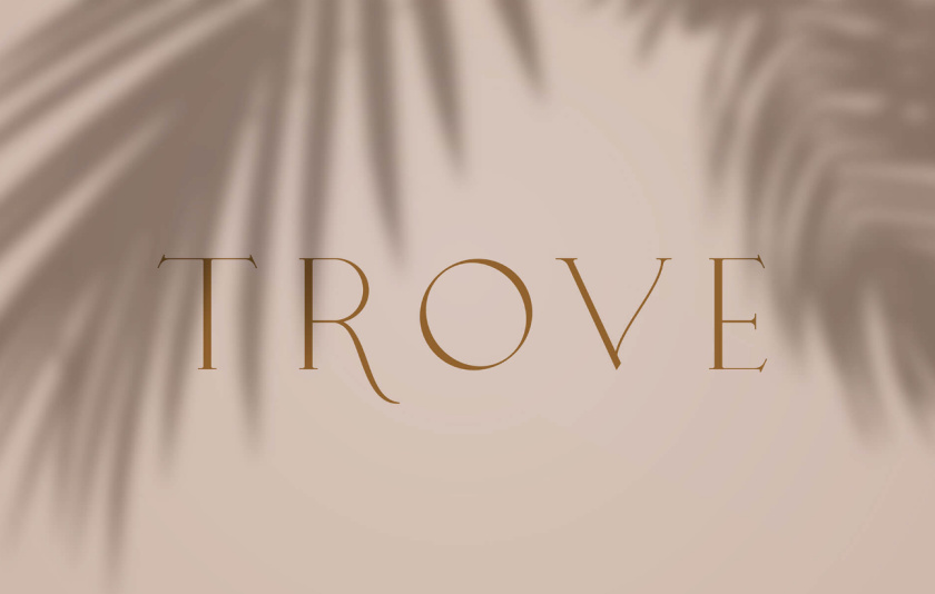 Trove 家具品牌logo設計-字體設計