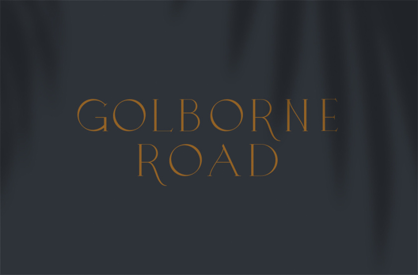 Trove 家具品牌logo設計。由豹+棕櫚樹+鑰匙組合而成