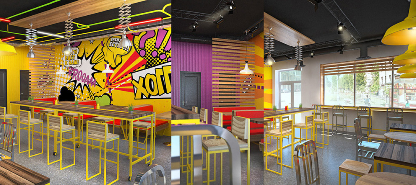 Hoggy三明治吧餐飲品牌設(shè)計(jì)-餐廳空間設(shè)計(jì)