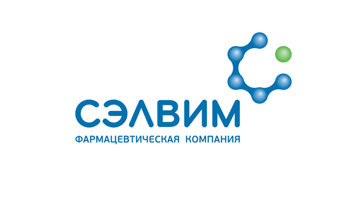 醫藥品牌設計：Salvim制藥公司企業logo設計vi設計，基因分子鍵元素+字母C