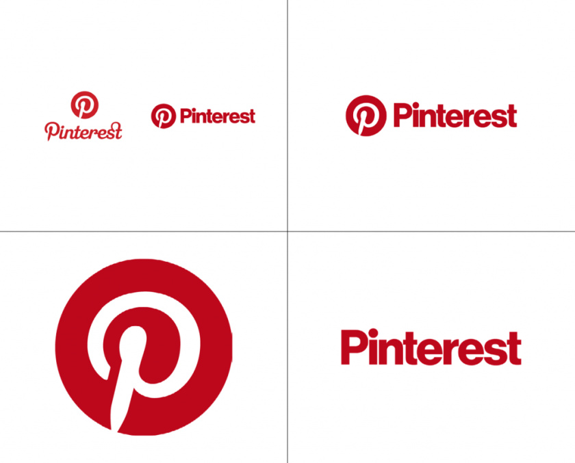 Pinterest圓形logo設計
