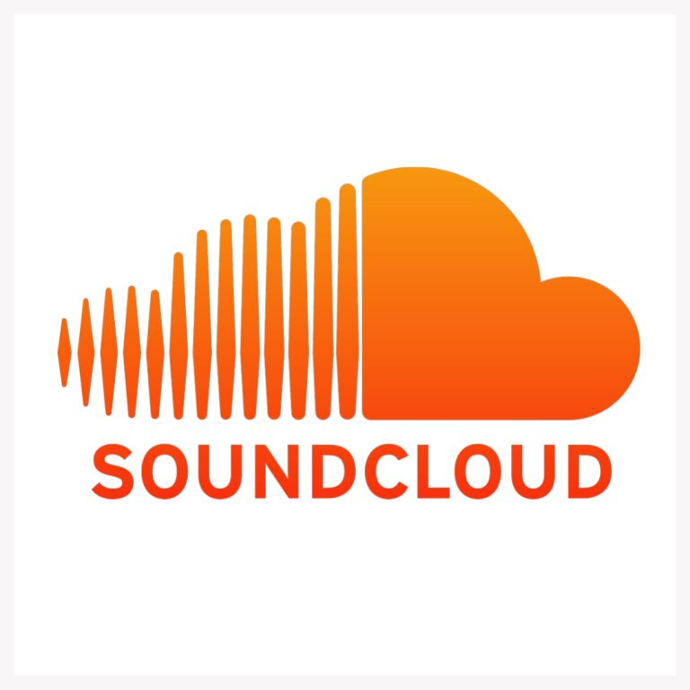 垂直和水平logo形狀-Soundcloud徽標logo 設計