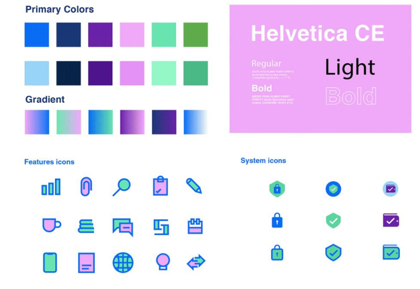 ureed 在線服務市場平臺網站品牌logo設計vi設計，互聯網科技風格