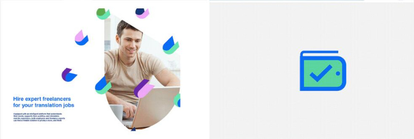 ureed 在線服務市場平臺網站品牌logo設計vi設計，互聯網科技風格