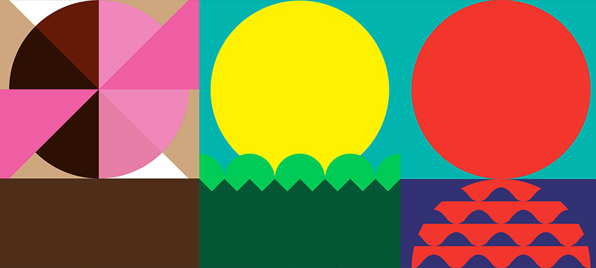 牽牛星莊園房地產公司logo設計“圓圈+星星”與品牌vi視覺形象識別設計