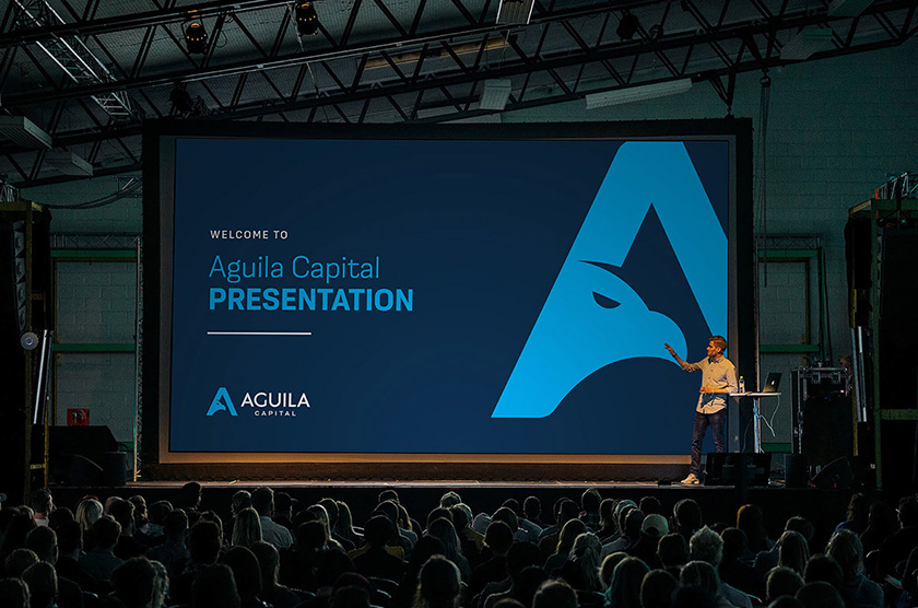 Aguila Capital 巴西對沖基金logo設(shè)計(jì)“字母A+鳥”與品牌視覺形象設(shè)計(jì)