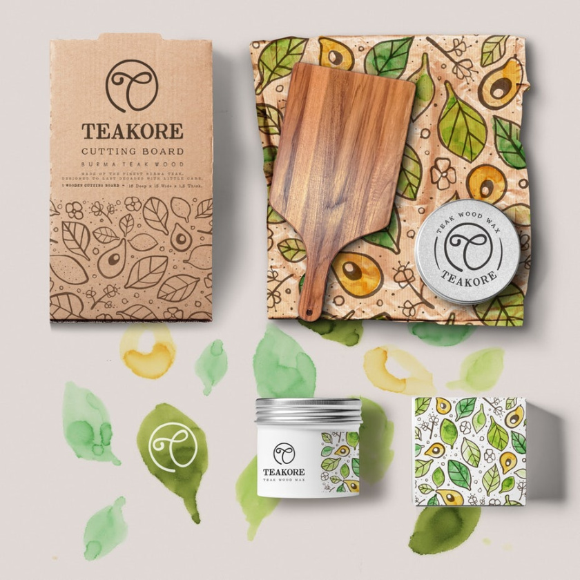 土黃色調(diào)有機(jī)品牌設(shè)計(jì)