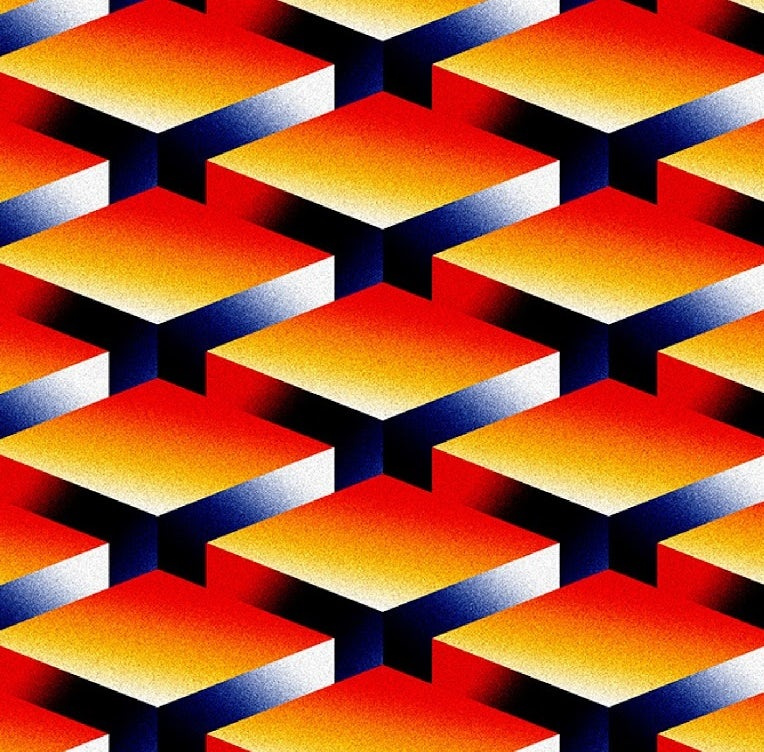 充滿活力的對(duì)比，你不僅可以通過組合顏色，而且通過玩燈光和黑暗來獲得強(qiáng)烈的對(duì)比度 - 這種設(shè)計(jì)完美地證明了這一點(diǎn)。