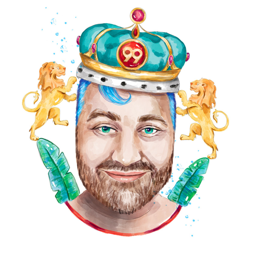 水彩插圖，如果不提Daria V.引人注目的水彩作品，你就無法談?wù)撋世_紛的作品