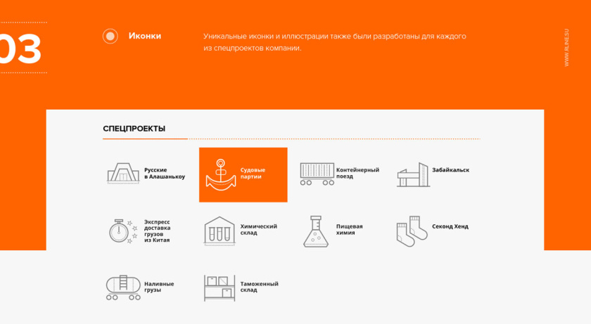 R-Line集團運輸物流公司新響應式網站設計