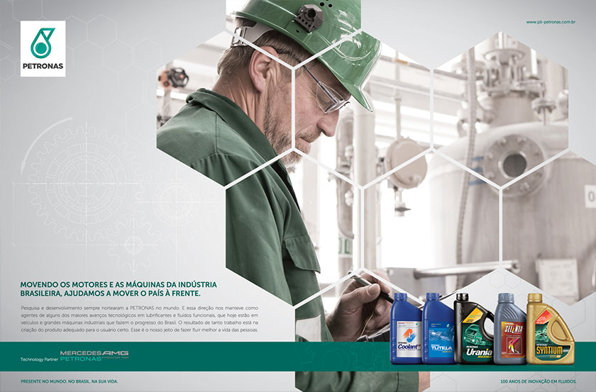 馬石油潤滑油品牌主KV平面廣告創意設計