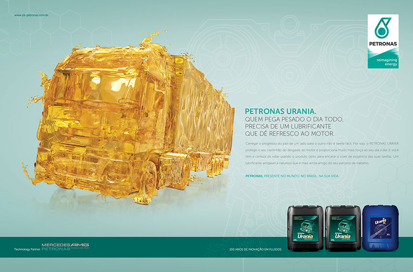 馬石油潤滑油品牌主KV平面廣告創意設計-潤滑油覆蓋汽車系列