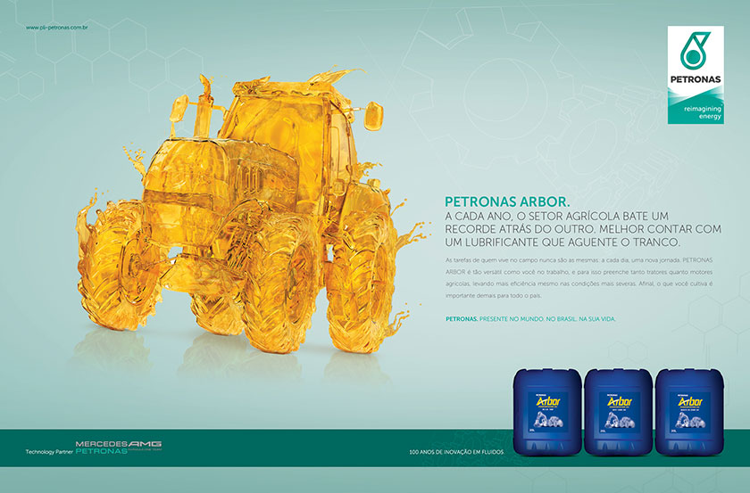 馬石油潤滑油品牌主KV平面廣告創意設計-潤滑油覆蓋汽車系列