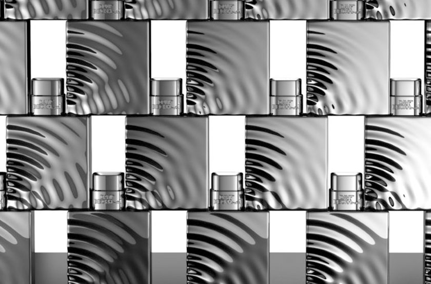 大衛(wèi)·貝克漢姆水波紋圖案香水瓶型設計與身體護理產(chǎn)品包裝設計