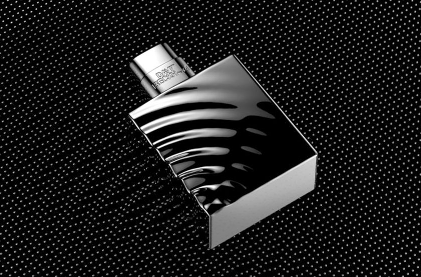 大衛(wèi)·貝克漢姆水波紋圖案香水瓶型設計包裝設計