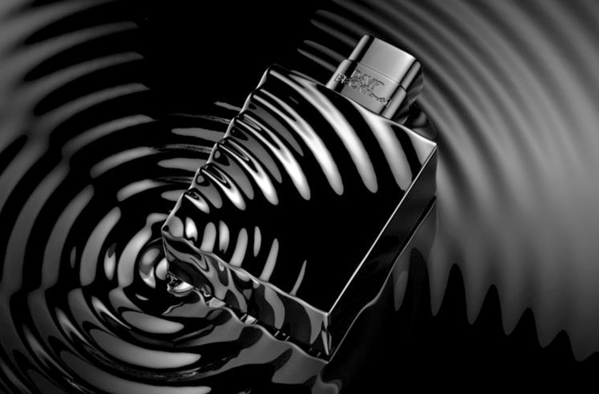 大衛(wèi)·貝克漢姆水波紋圖案香水瓶型設計與身體護理產(chǎn)品包裝設計